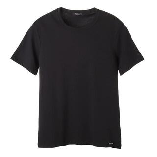 トムフォード(TOM FORD)のTOM FORD トムフォード クルーネック Tシャツ【返品交換不可】 メンズ BLACK(Tシャツ/カットソー(半袖/袖なし))