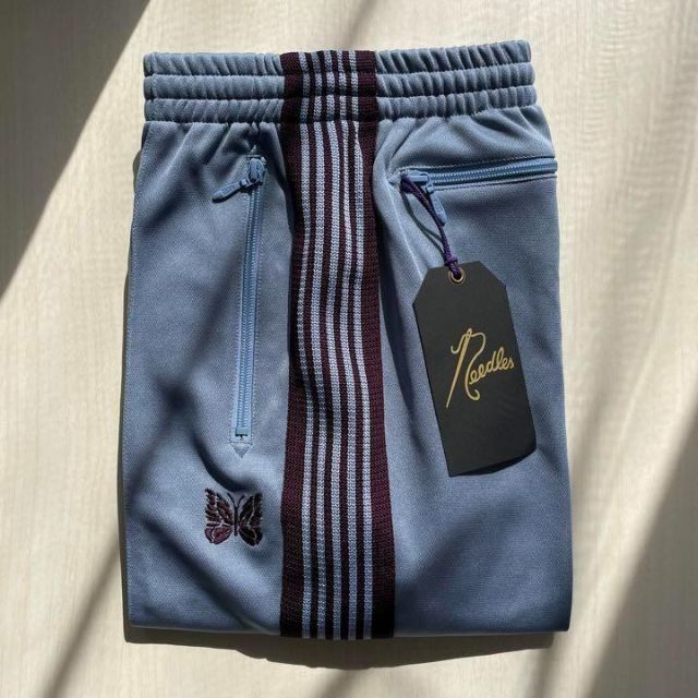 pazuナロー M 青色 サックスブルー sax blue 22ss needles 9 - スラックス pazuナロー M 青色 サックスブルー sax blue 22ss needles 9 - スラックス