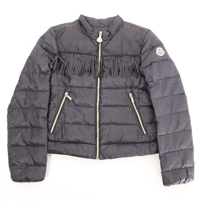 MONCLER(モンクレール)のMONCLER モンクレール　ダウンジャケット　キッズ　ブラック　USED キッズ/ベビー/マタニティのキッズ服女の子用(90cm~)(ジャケット/上着)の商品写真