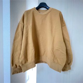 エイチアンドエイチ(H&H)のH&M オーバーサイズフィットコットンスウェットシャツ マスタードイエロー XL(スウェット)