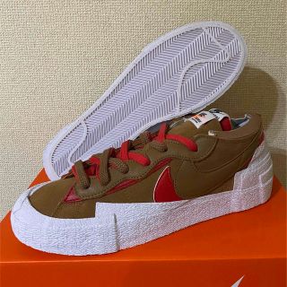 nike sacai サカイ ナイキ ブレーザー ロー ブリティッシュタン