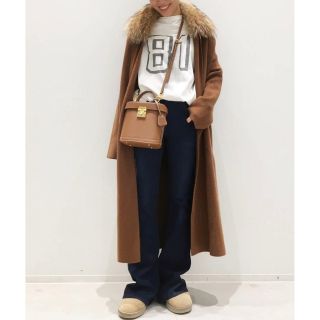 シルバーピーチ アパルトモン チェック リネンコート 新品タグ付き