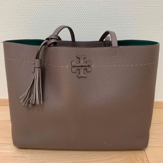 トリーバーチ(Tory Burch)のトリーバーチ　グレージュ　トートバッグ　マックグロー(トートバッグ)