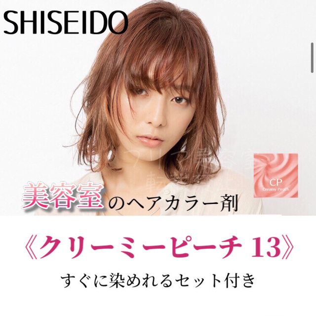 SHISEIDO (資生堂)(シセイドウ)の最安値！資生堂　ヘアカラーセット（ロングヘア用）新色CP13 コスメ/美容のヘアケア/スタイリング(カラーリング剤)の商品写真