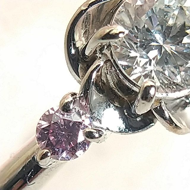 ピンクダイヤモンド リング♥ レディースのアクセサリー(リング(指輪))の商品写真