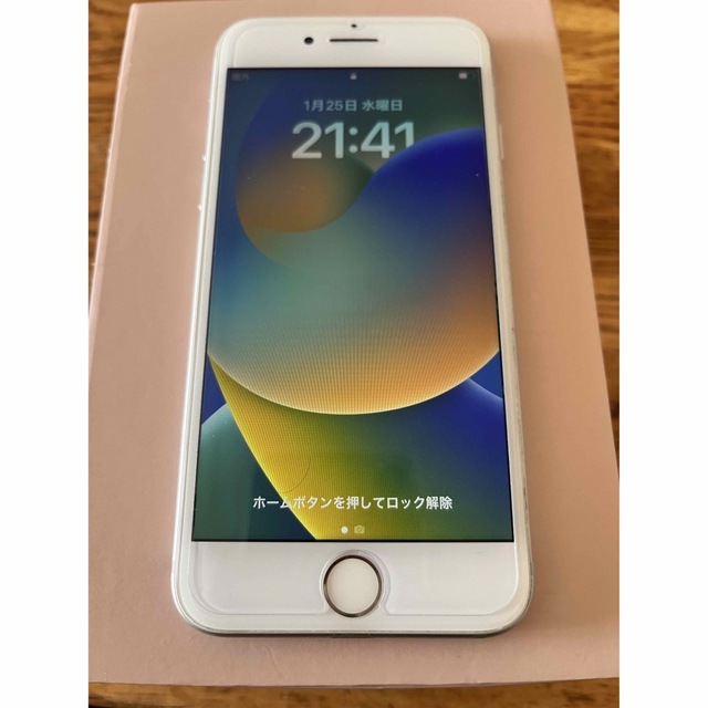 スマホ/家電/カメラ美品　SIMフリー　Apple iPhone8 64GB シルバー　本体