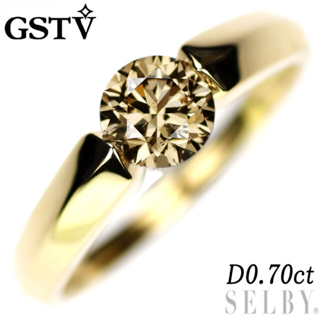 GSTV K18YG ダイヤモンド リング 0.70ct