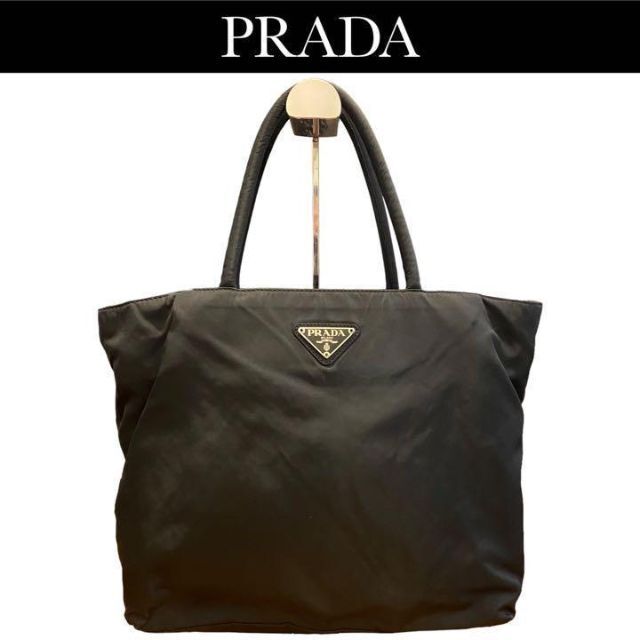 【極美品激安】PRADA プラダ ナイロン チェーン ハンドバッグ トートバッグ