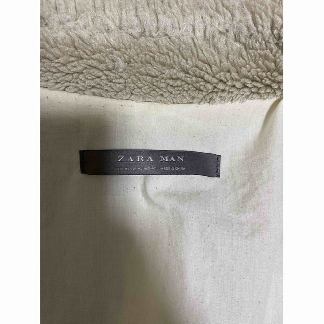 ZARA(ザラ)のZARA ボアライダースジャケット M メンズのジャケット/アウター(ライダースジャケット)の商品写真