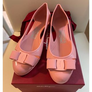 サルヴァトーレフェラガモ(Salvatore Ferragamo)のサラダ様専用☆フェラガモ レインシューズ レインパンプス VARA(バレエシューズ)