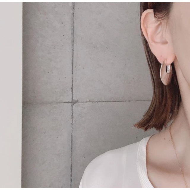 chieko+ petal ペタル ピアス シルバー 即日発送 .0%OFF www