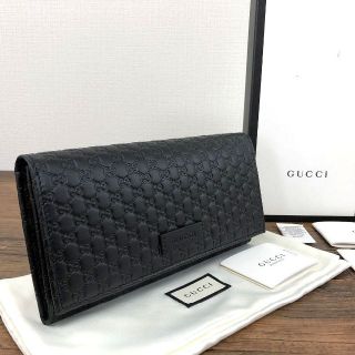 Gucci - 未使用品 GUCCI 長財布 449396 ブラック 288の通販｜ラクマ