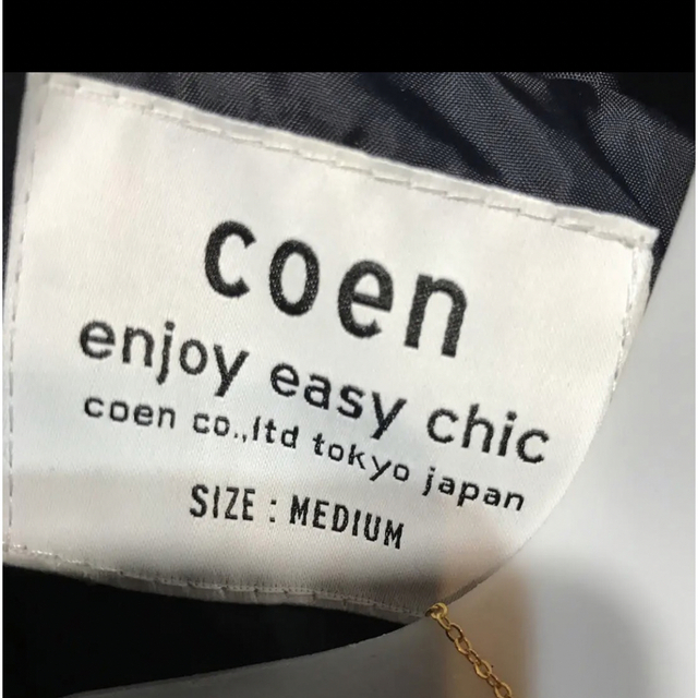 coen(コーエン)の美品　coen フーデッド　ダウンコート レディースのジャケット/アウター(ダウンコート)の商品写真