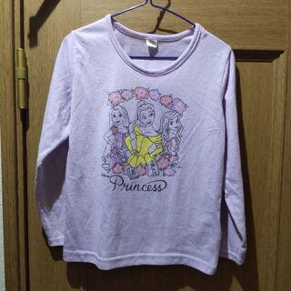 ディズニー(Disney)のディズニープリンセスのＴシャツ(長袖)　サイズ120　<074>(Tシャツ/カットソー)