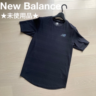 ニューバランス(New Balance)の★未使用★ New Balance  半袖ウェア　ブラック(Tシャツ/カットソー(半袖/袖なし))