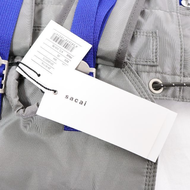 sacai(サカイ)のsacai x porter サカイ　ナイロンリュック　グレー　未使用品 メンズのバッグ(バッグパック/リュック)の商品写真