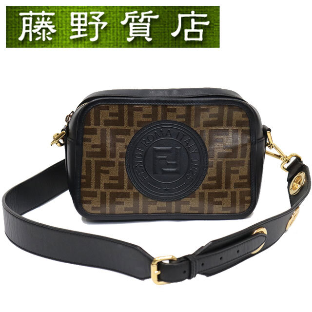 美品 フェンディ FENDI ズッカ FF ショルダーバッグ 訳あり.