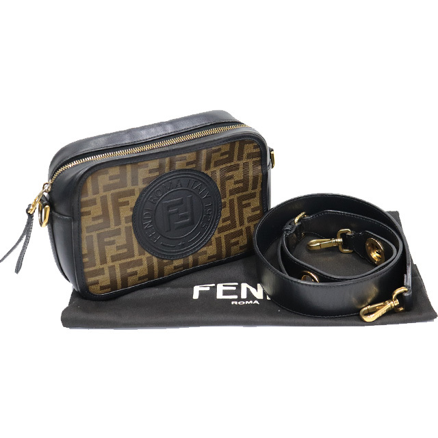 美品 フェンディ FENDI ズッカ FF ショルダーバッグ 訳あり.