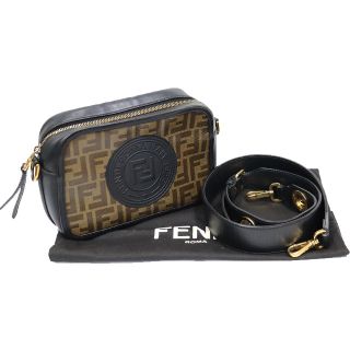 フェンディ FENDI ショルダーバッグ キャム 斜め掛け 8BT287 茶