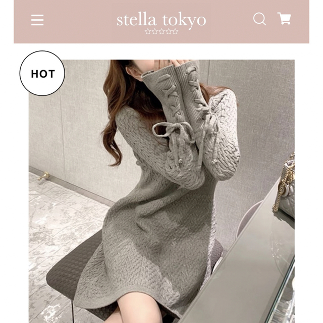 SNIDEL(スナイデル)のstella tokyo ステラトーキョー　お値下げ レディースのワンピース(ミニワンピース)の商品写真