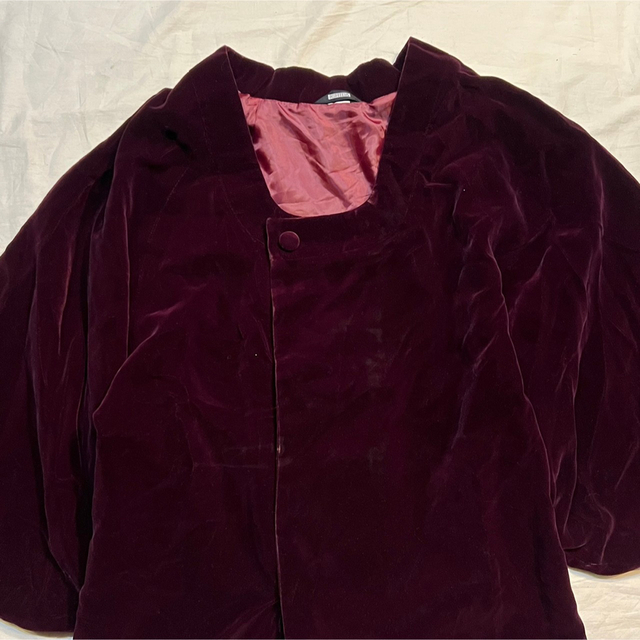 ICHIDA イチダ ベロア レディース アウター 古着 オールド  レディースのジャケット/アウター(ロングコート)の商品写真
