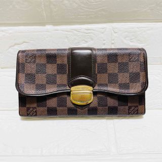 ルイヴィトン(LOUIS VUITTON)のルイヴィトン ダミエ ポルトフォイユ・システィナ 長財布(財布)