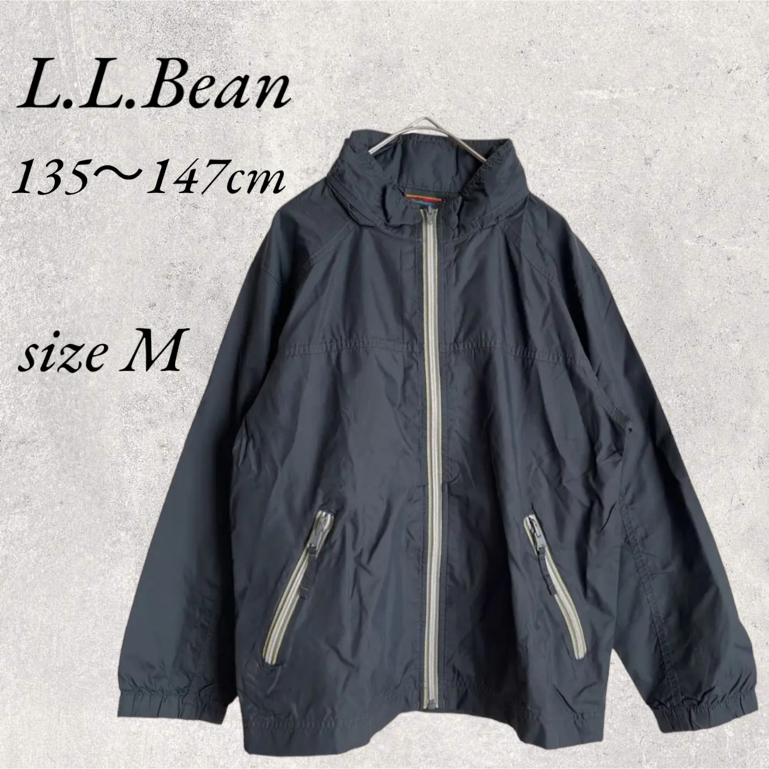 L.L.Bean ダークグレーナイロンジャケット　ウインドブレーカーsize M | フリマアプリ ラクマ