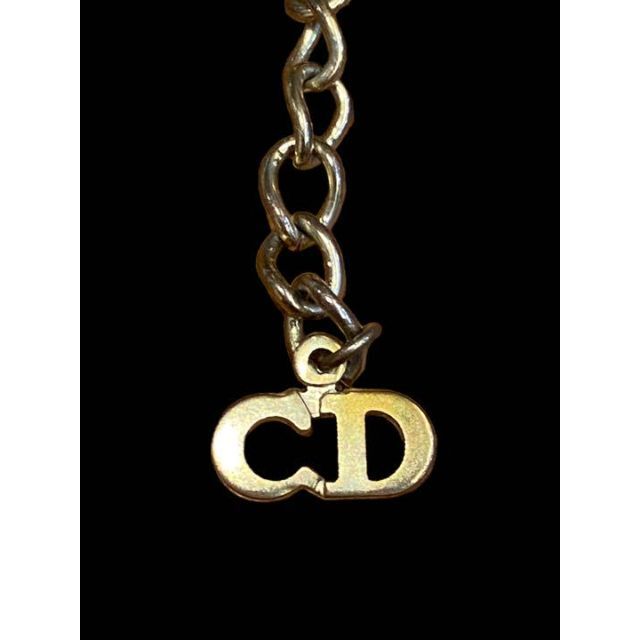 Christian Dior ストーン　スイング　ネックレス