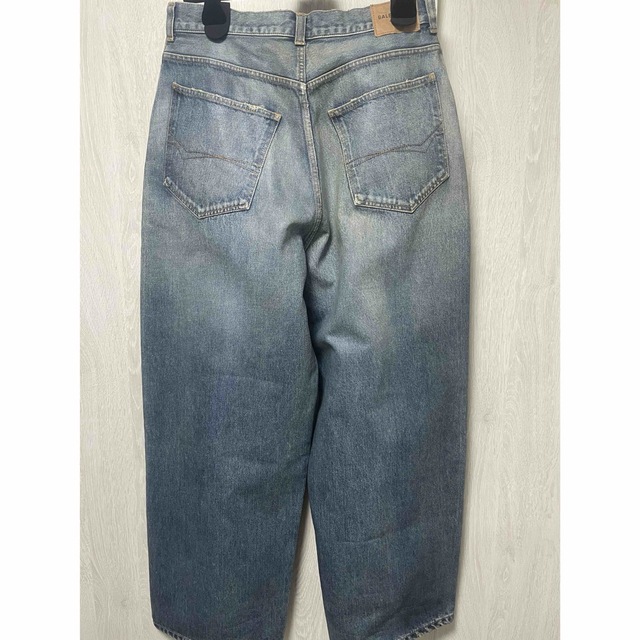 BALENCIAGA - Balenciaga LARGE BAGGY コーティングジーンズ で BALENCIAGA - Balenciaga LARGE BAGGY コーティングジーンズ で