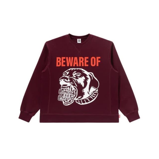 BLACK EYE PATCH BEWARE OF BEP CREWSWEAT