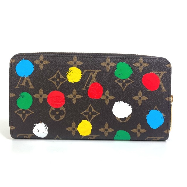 LOUIS VUITTON(ルイヴィトン)のルイヴィトン LOUIS VUITTON LV × YK 草間弥生  ジッピーウォレット M81864 ラウンドジップ 長財布 モノグラムキャンバス ブラウン 新品 レディースのファッション小物(財布)の商品写真