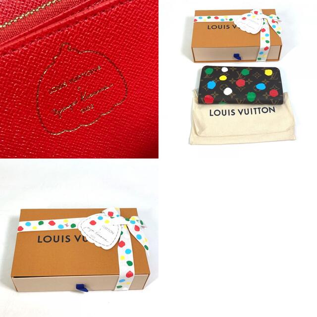 LOUIS VUITTON(ルイヴィトン)のルイヴィトン LOUIS VUITTON LV × YK 草間弥生  ジッピーウォレット M81864 ラウンドジップ 長財布 モノグラムキャンバス ブラウン 新品 レディースのファッション小物(財布)の商品写真