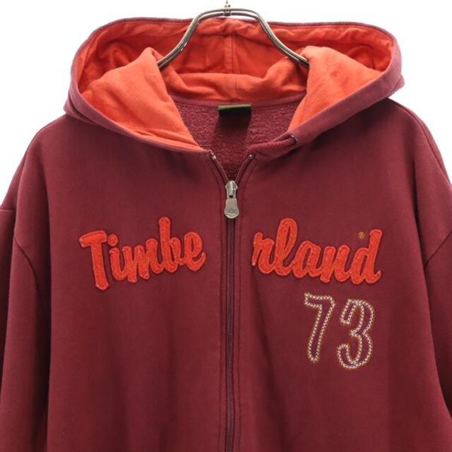 Timberland - ティンバーランド ジップパーカー S レッド系 Timberland