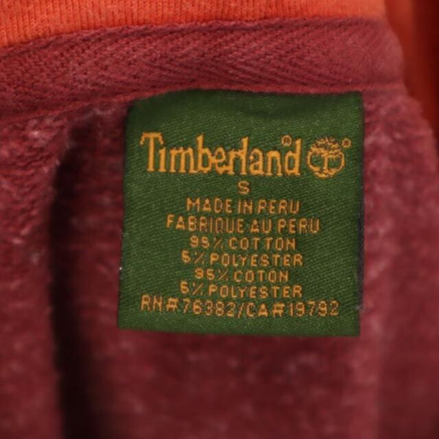 Timberland - ティンバーランド ジップパーカー S レッド系 Timberland