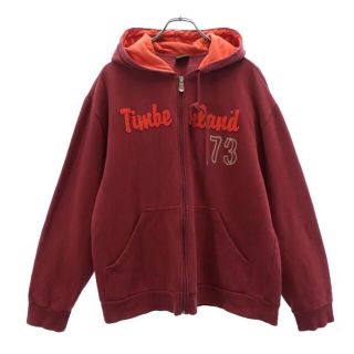 Timberland - ティンバーランド ジップパーカー S レッド系 Timberland