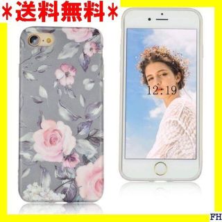 ☆ MuZiF iPhone SE 用 ケース 第2世代 SE ピンクの牡丹(モバイルケース/カバー)