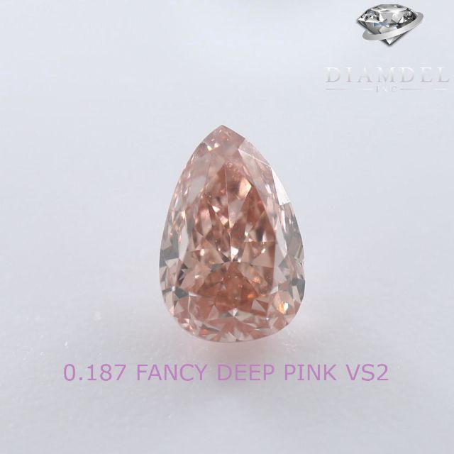 ピンクダイヤモンドルース/ F.D.PINK/ 0.187 ct