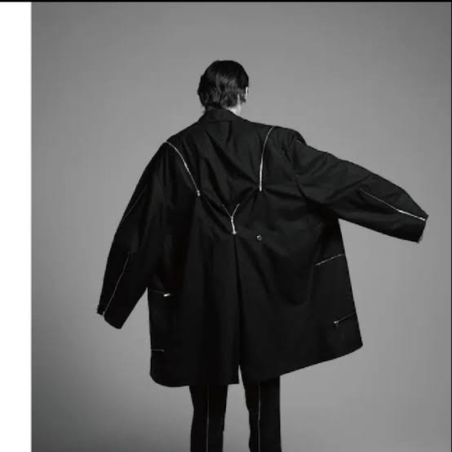 Yohji Yamamoto - オールモストブラック 変形テーラードジャケット