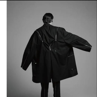 ヨウジヤマモト(Yohji Yamamoto)のオールモストブラック 変形テーラードジャケット(テーラードジャケット)