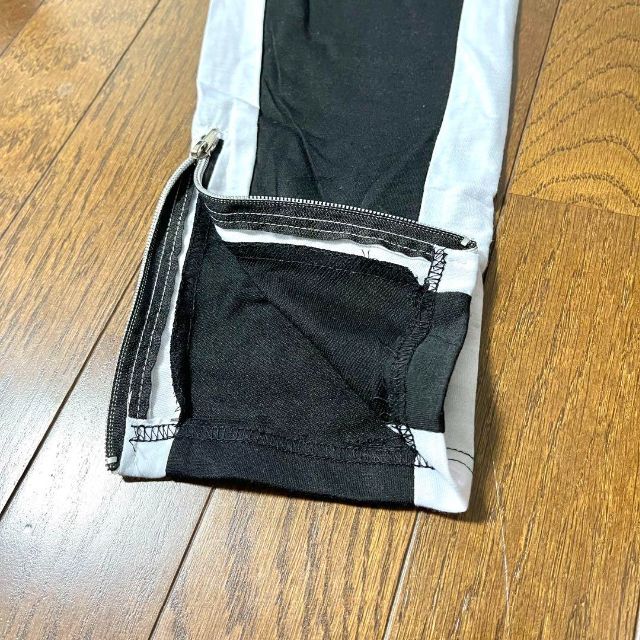 ジョガーパンツ サイドラインパンツ スキニー カジュアル ブラック L メンズのパンツ(スラックス)の商品写真