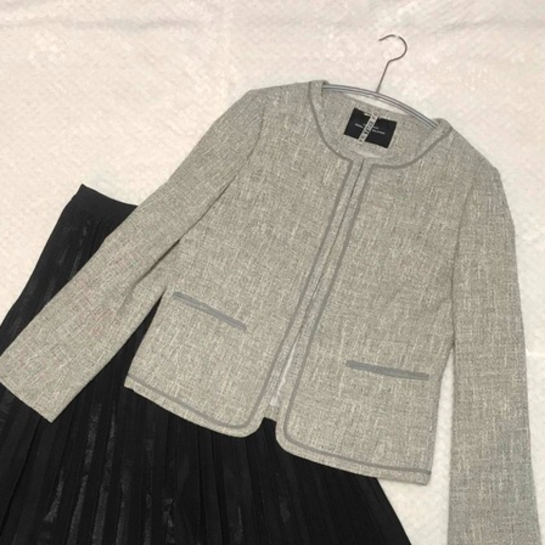 1度着用のみ美品✨グリーンレーベルリラクシングノーカラースカート