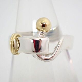 ティファニー(Tiffany & Co.)のティファニー 925/750 フック＆アイ リング 7.5号[g985-1](リング(指輪))