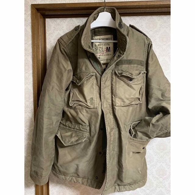 ABERCROMBIE MILITARY JACKET  BｰW223776メンズ