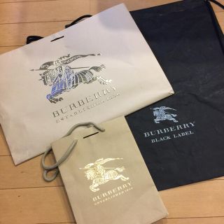 バーバリー(BURBERRY)のBURBERRY ショッパー 3点セット(ショップ袋)