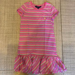 ラルフローレン(Ralph Lauren)の美品■Ralph Lauren■ボーダーワンピース■120(ワンピース)