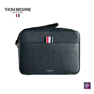 トムブラウン(THOM BROWNE)のTHOM BROWNE トムブラウン セカンドバッグ クラッチバッグ ブラック(セカンドバッグ/クラッチバッグ)