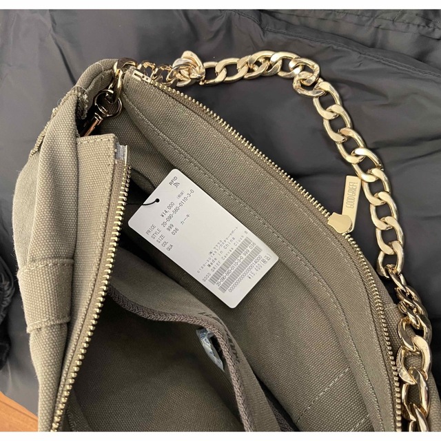 L'Appartement DEUXIEME CLASSE(アパルトモンドゥーズィエムクラス)のタグ付き【GOOD GRIEF グッドグリーフ】Canvas Cluch Bag レディースのバッグ(クラッチバッグ)の商品写真