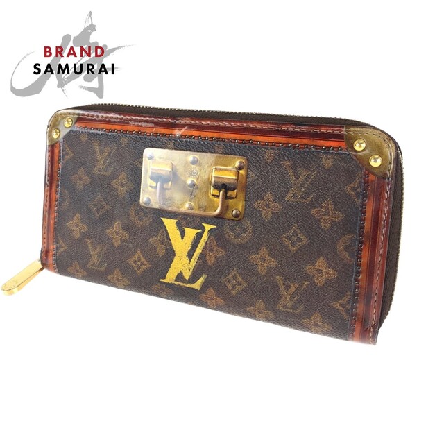 即納！最大半額！】 VUITTON LOUIS 307284 ジッピーウォレット トランクタイム モノグラム ルイヴィトン 長財布 