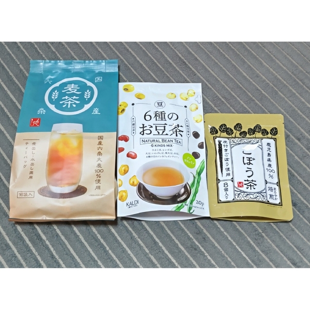 KALDI(カルディ)のKALDI　麦茶・6種のお豆茶・ごぼう茶 食品/飲料/酒の飲料(茶)の商品写真