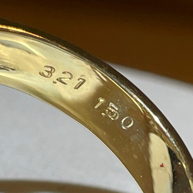 ☆K18 ルビー3.21ct&ダイヤ付きリング 指輪 鑑別書☆ レディースのアクセサリー(リング(指輪))の商品写真